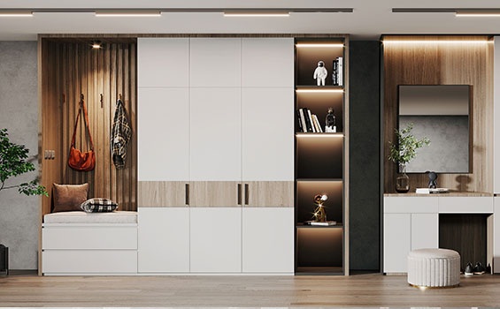 Modern Minimalist Bedroom Wardrobe