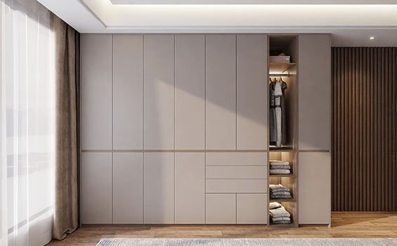 Modern Minimalist Wardrobe Walk Closet