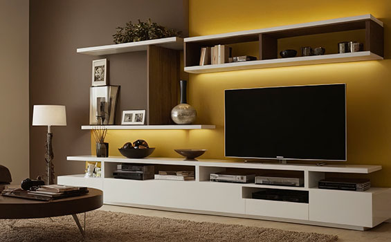 Big  Screen TV Unit with Lighting