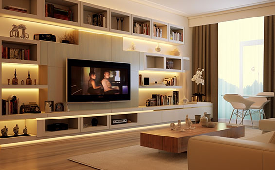 TV Unit Book Shelf
