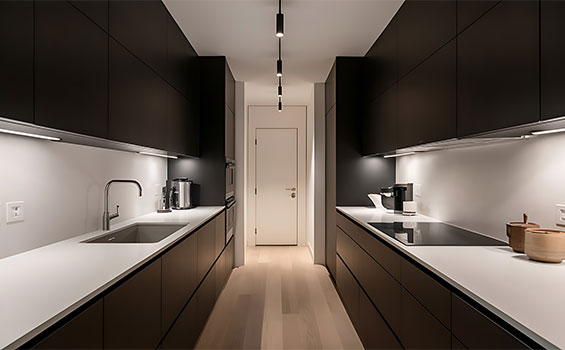 Parallel Modular Kitchen