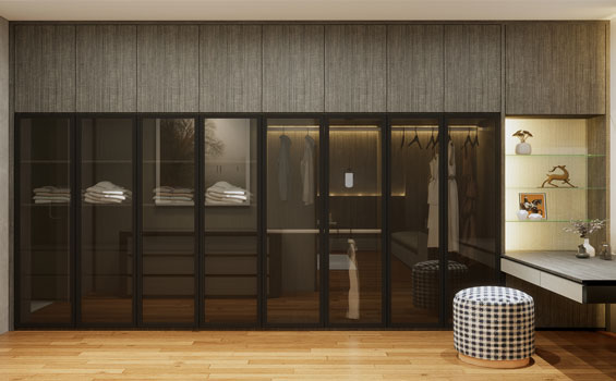 Acrylic Modern Minimalist Wardrobe Shelving